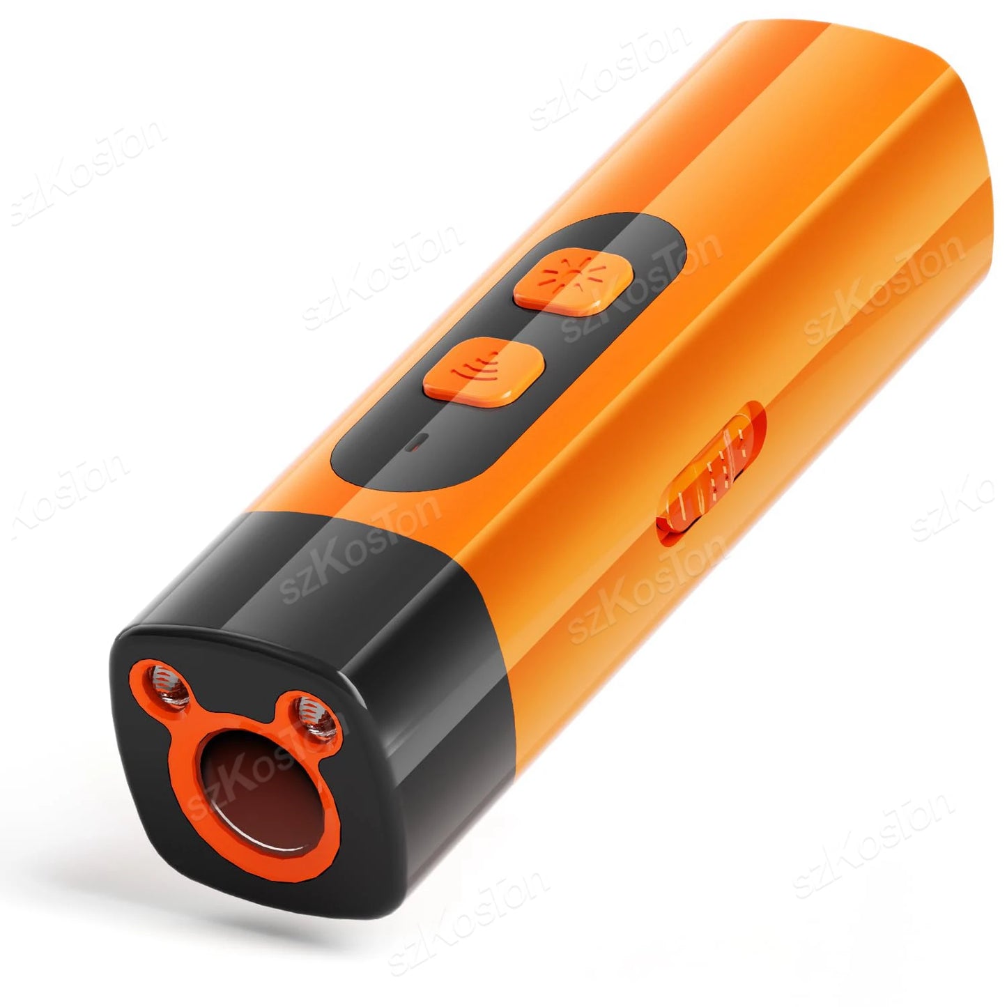Tragbarer Ultraschall-Hundeabwehr mit Blitzlicht, wiederaufladbares Bellkontrollgerät zum Training von Hunden gegen Bellen und Jagen